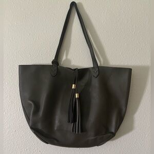 Vegan Leather Tote Bag